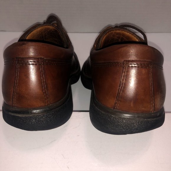 Ecco Comfort Men's Brown Lace-up Work Shoes Size EUR 39 US 6.5 - Picture 10 of 11